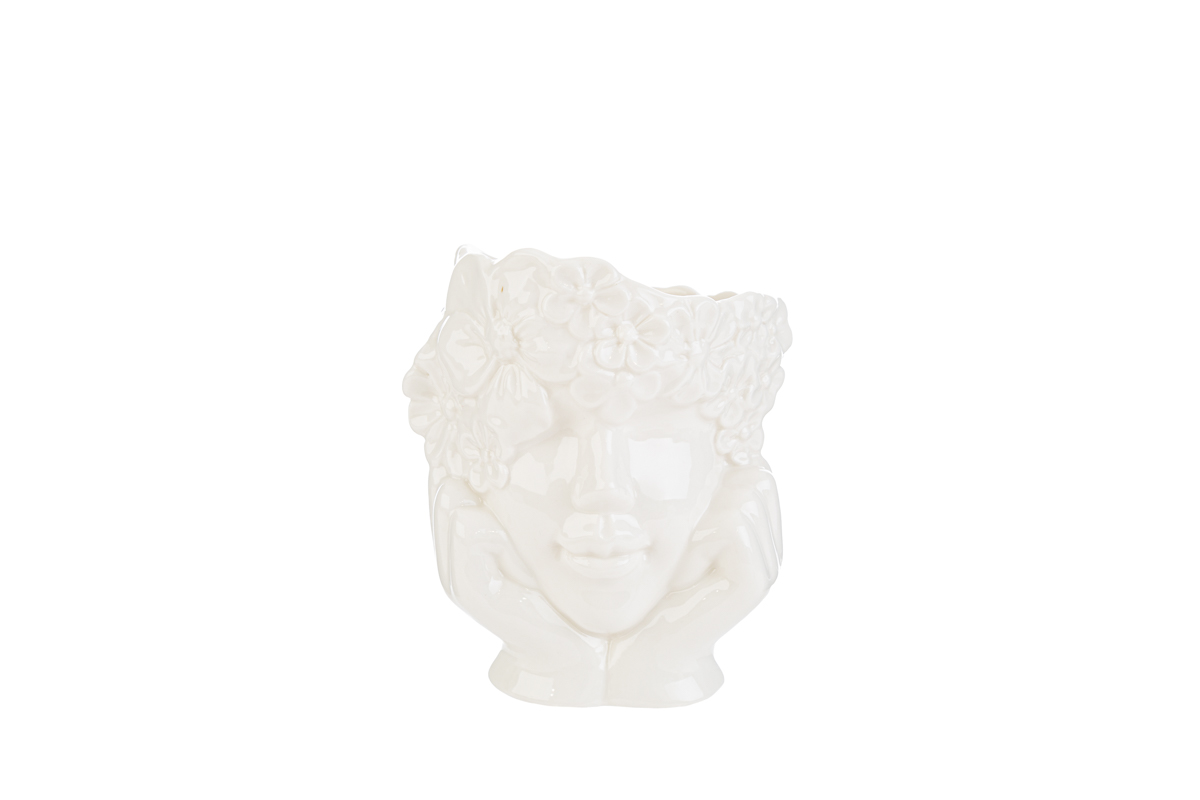 vaso lady porcellana 11x10xh.12,5 cm.