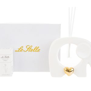 profumatore elefante porcellana bianco 12x4xh.9,5cm c/astuccio