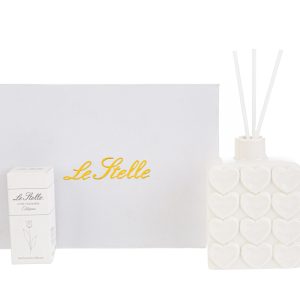 profumatore cuori porcellana 6,5x4xh.9 cm. c/astuccio