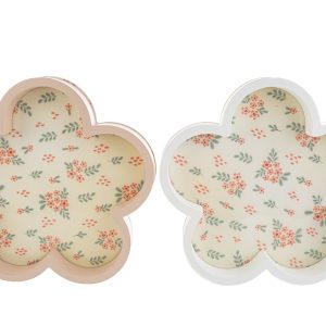 vassoio fiore legno 2 ass. 25×24 cm. Pz. 2