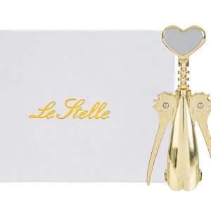 apribottiglie metallo oro astuccio 16 cm.