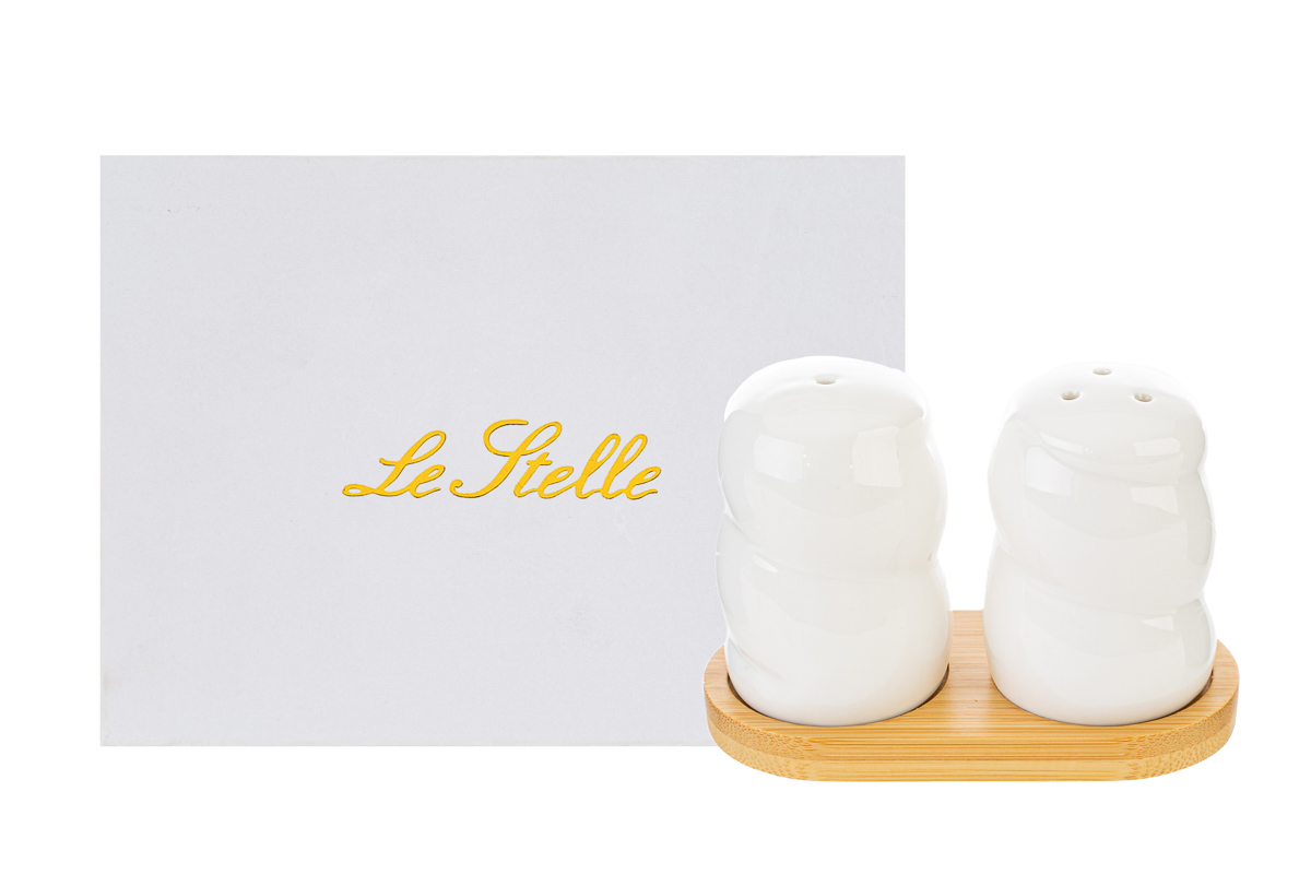 set sale e pepe porcellana 10x5xh.7 cm. c/astuccio