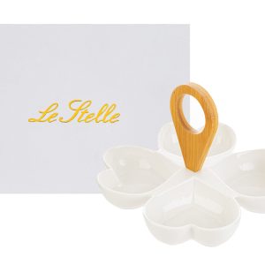 Antipastiera cuori porcellana pz. 16 22x22xh.16 cm. c/astuccio (13,30 al pezzo )