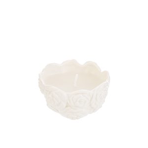 candela profumata rose porcellana d.7,5xh.4 cm. c/shopper 3692 pz. 6