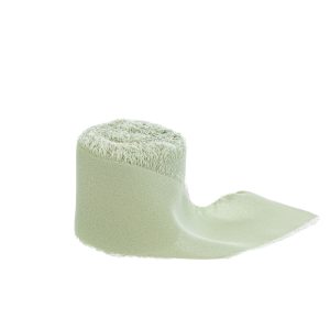 nastro chiffon sfrangiato 2,5 cm x 20 mt verde pz. 1