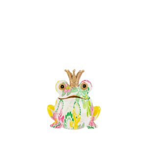 frog resina flowercolor 10x7x10 cm. c/shopper 13692