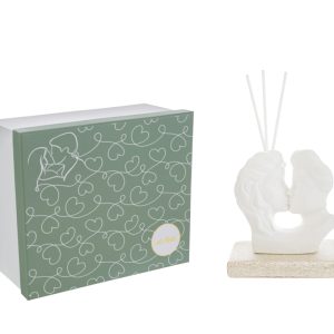 PROFUMATORE COPPIA BACIO PORCELLANA 9,5x7xh.11 CM. C/ASTUCCIO