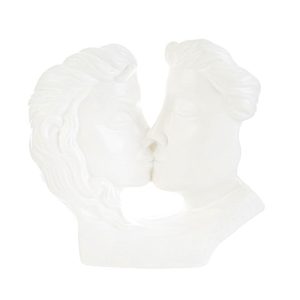 COPPIA BACIO PORCELLANA 20,5×7,5xh.19,5 CM.