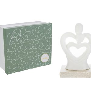 COPPIA SPOSI PORCELLANA 9,5x7xh.14,5CM C/ASTUCCIO