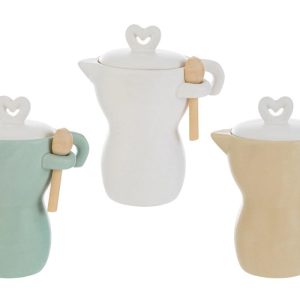 MOKA PORCELLANA 3 ASS.13,5x9xh.16 CM C/SHOPPER 156606 PZ. 3