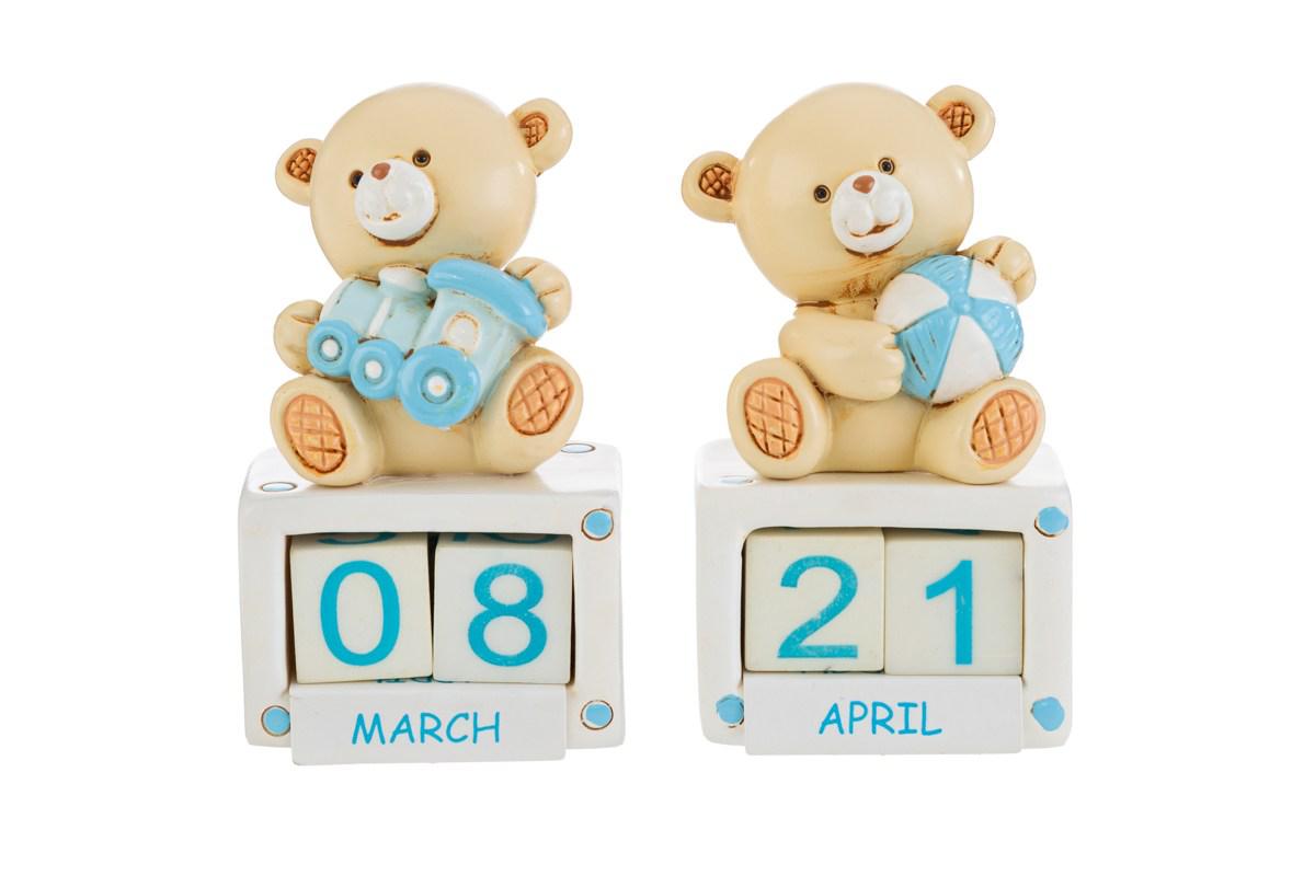 DATARIO ORSETTO RESINA CELESTE 2ASS.3x4xh.6,5 CM. PZ. 12 - immagine 2