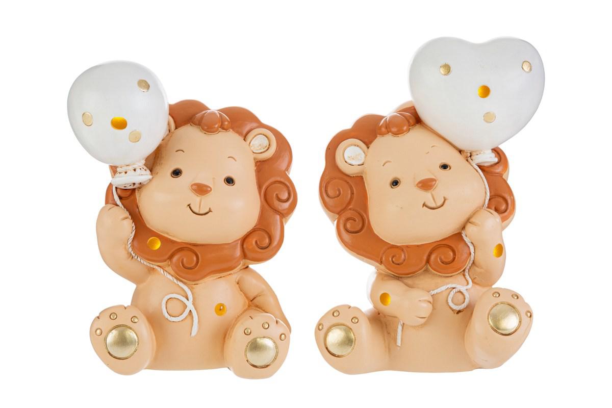 LEONCINO RESINA LED 2 ASS.7x9xh.13 CM. PZ. 2