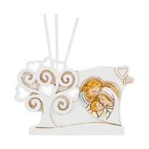 PROFUMATORE SACRA FAMIGLIA RESINA 13x4xh.8CM C/ASTUCCIO