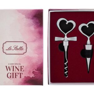 SET 2 PZ ACCESSORI VINO C/ASTUCCIO