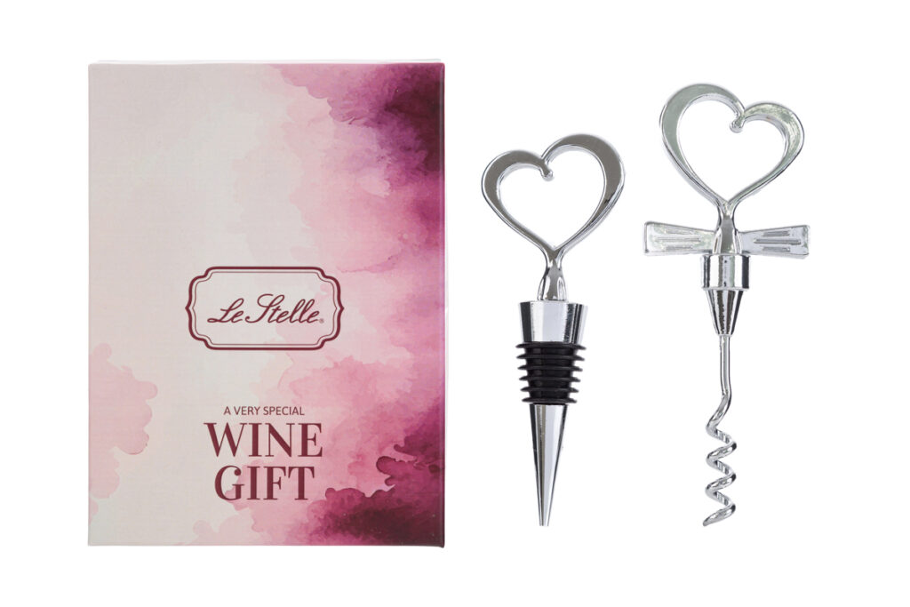 SET 2 PZ ACCESSORI VINO C/ASTUCCIO - immagine 3