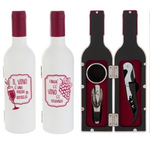 ACCESSORI 3PZ VINO IN BOTTIGLIA 3 ASSORTITI