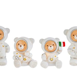ASTRONAUTA LED RESINA 4 ASS.h.max12,5 CM. PZ. 4