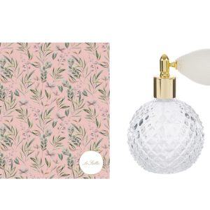 PORTAPROFUMO SPRAY 100ML RICARICABILE VETRO 6,5×10,5CM C/ASTUCCIO