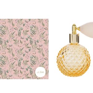 PORTAPROFUMO SPRAY 100ML RICARICABILE AMBRA 6,5×10,5CM C/ASTUCCIO