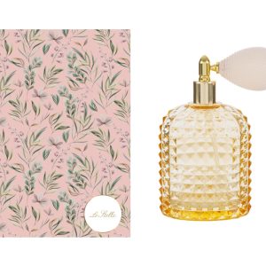 PORTAPROFUMO SPRAY 100ML RICARICABILE AMBRA 6,5x4x12CM C/ASTUCCIO