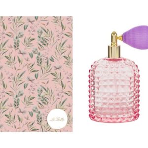 PORTAPROFUMO SPRAY 100ML RICARICABILE ROSA 6,5x4x12CM C/ASTUCCIO