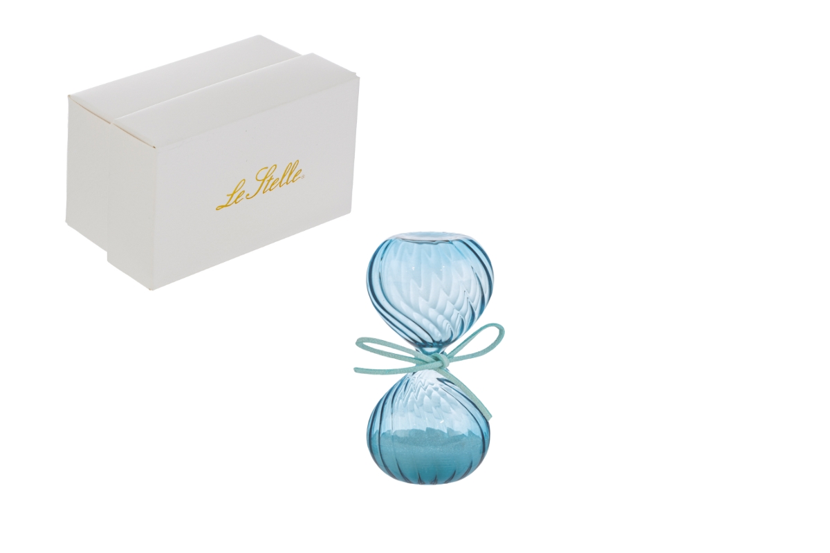 CLESSIDRA VETRO COL. BIANCO 8CM C/ASTUCCIO - immagine 4