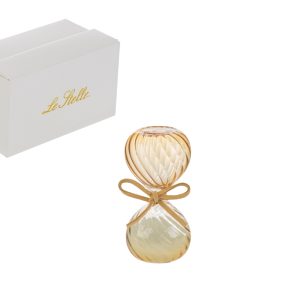 CLESSIDRA VETRO COL. AMBRA 8CM C/ASTUCCIO