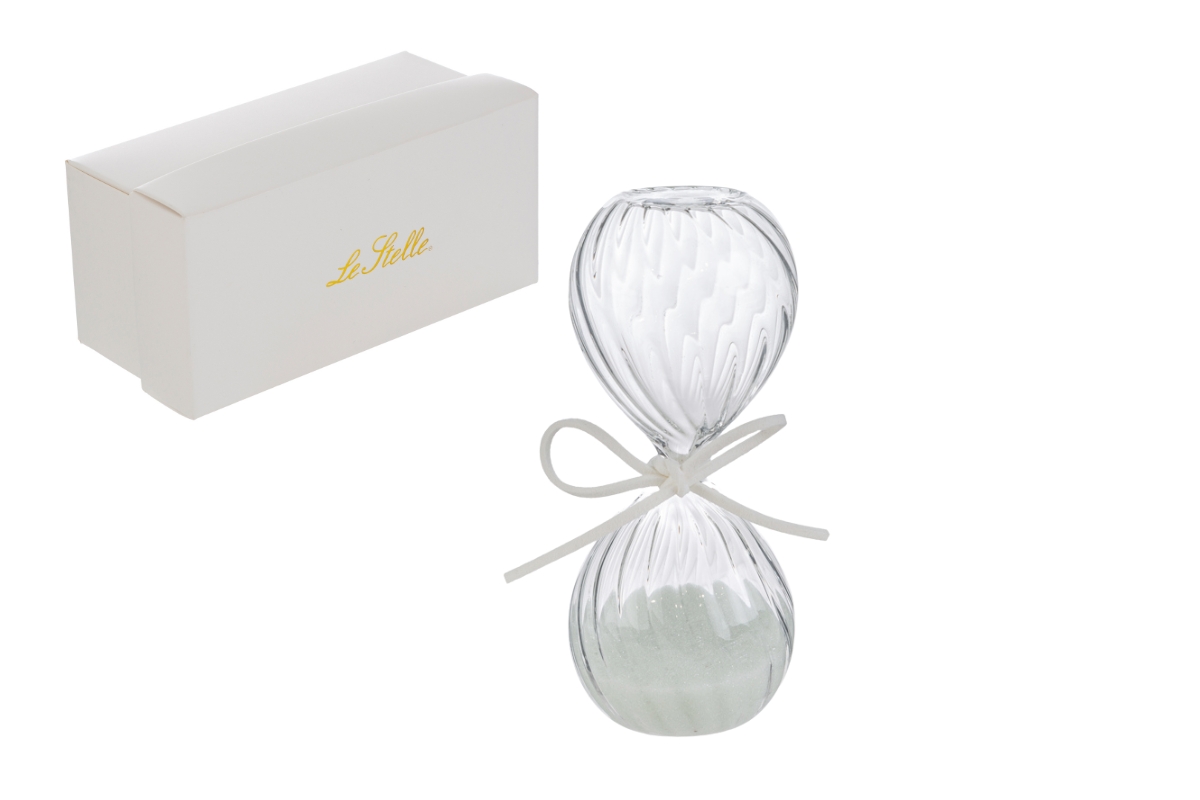 CLESSIDRA VETRO COL.AMBRA 12CM C/ASTUCCIO - immagine 5