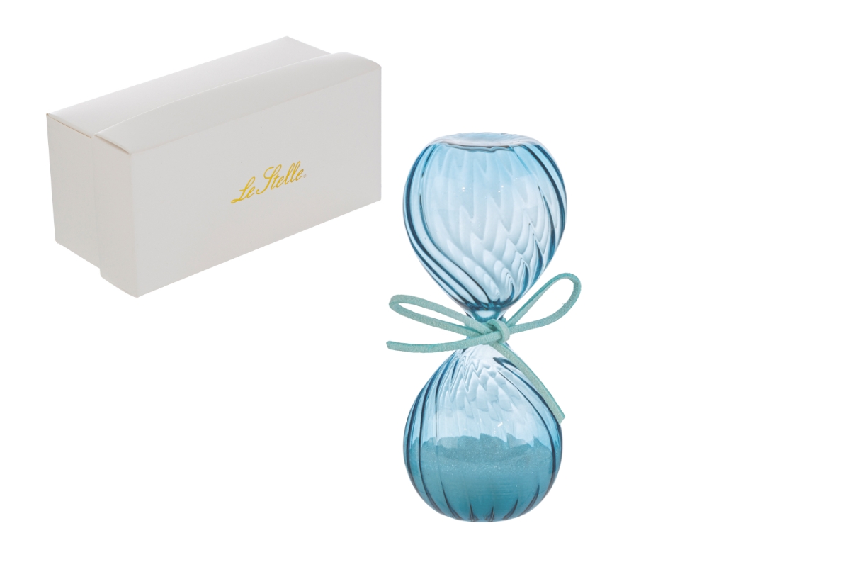 CLESSIDRA VETRO COL. ROSA 12CM C/ASTUCCIO - immagine 5