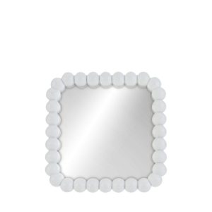 SPECCHIO PERLINE RESINA 14×2,5xh.14CM
