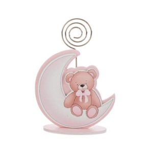 S/POSTO LEGNO LUNA ORSETTO 6,5×2,5xh.9CM ROSA PZ. 48