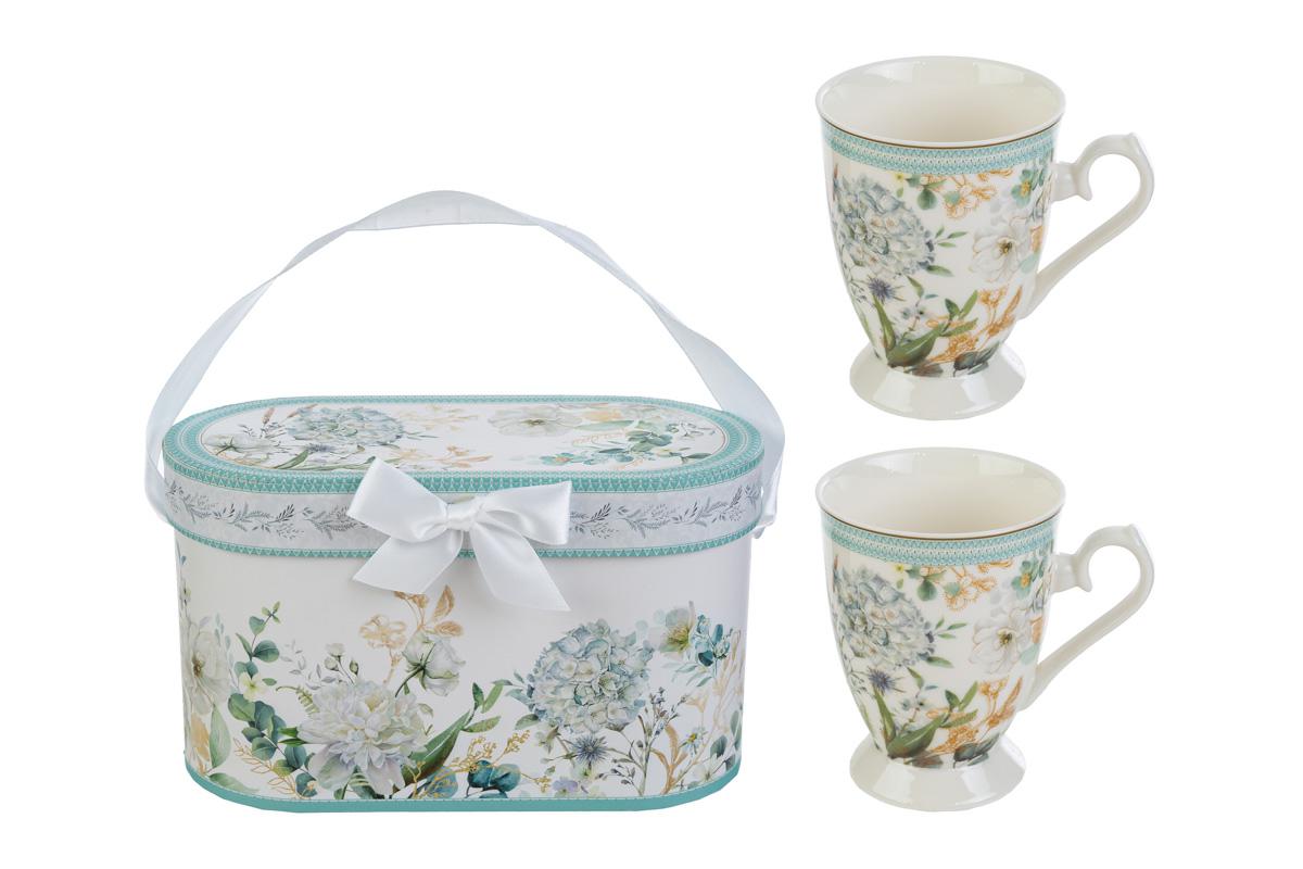 SET 2 MUG ARIA DI PROVENZA PORCELLANA C/ASTUCCIO 19,5×9,5×11,5 CM.