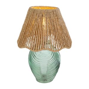 LAMPADA VETRO VERDE 17,5×17,5xh.30,5CM