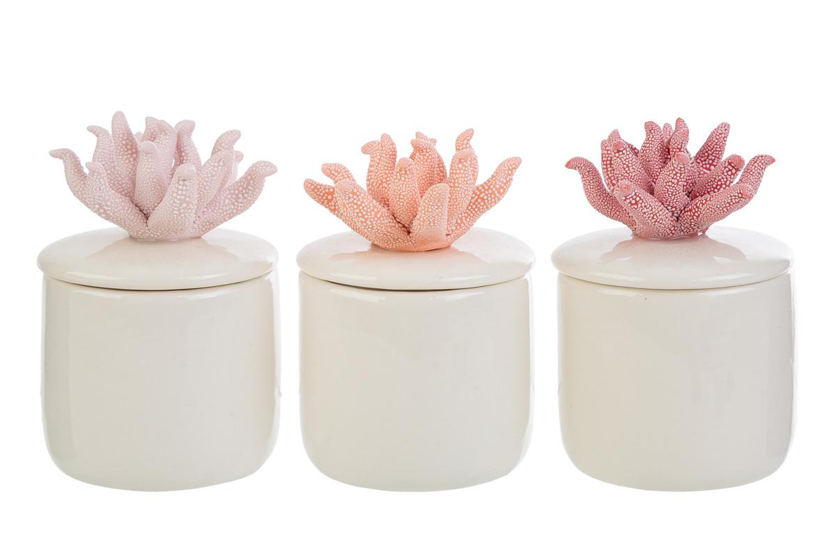 SCATOLA CORALLO 3ASS.6x6xh.8,5CMC/ASTUCCIO ABB.CANDELA 158168 PZ. 3