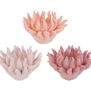 CORALLO CANDELA 3ASS.12x12xh.7CMC/ASTUCCIO PZ. 3