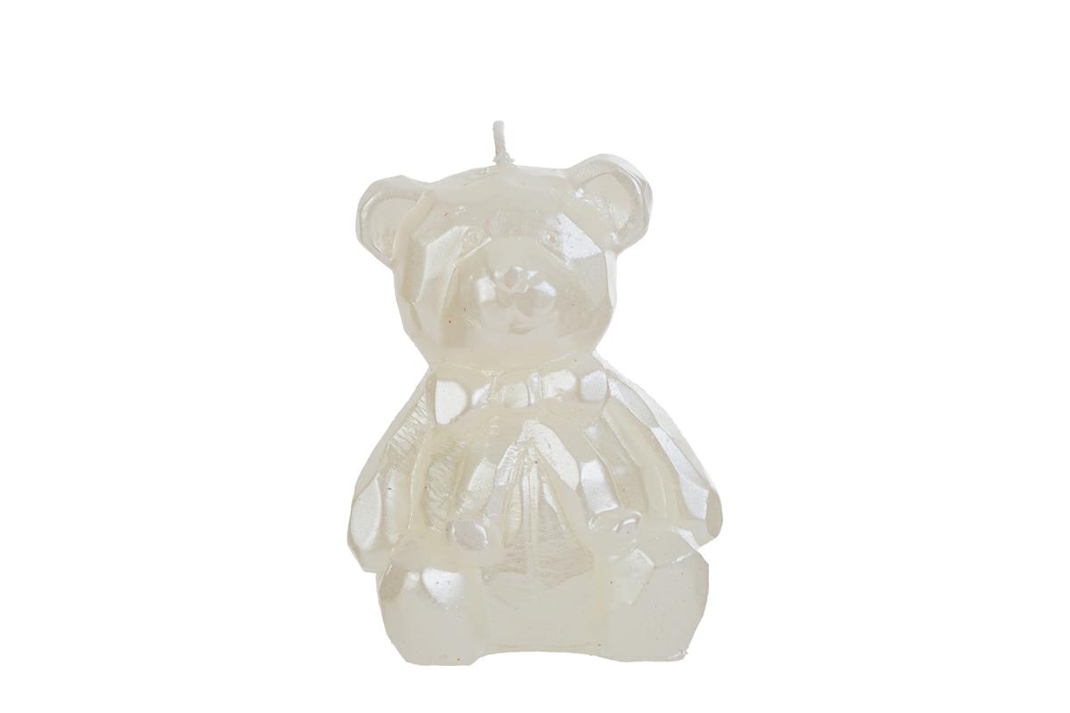 CANDELA ORSETTO 6x6xh.8 CM. COL. BIANCO C/SHOPPER 13691 PZ. 3 - immagine 2