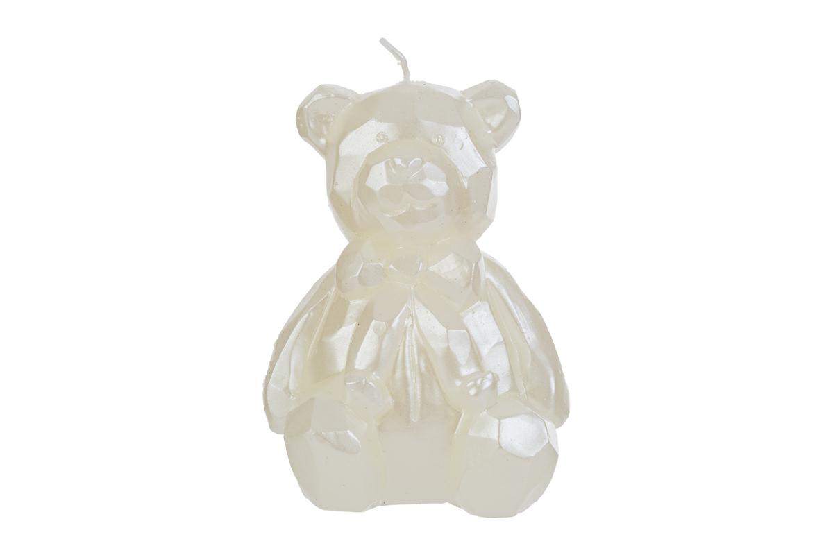 CANDELA ORSETTO 7,5x8xh.11 CM. COL. BIANCO C/SHOPPER 13693 PZ. 3