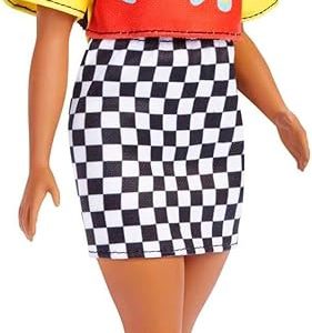 Barbie – Fashionistas  Curvy, Capelli con Ciocche Colorate – HBV13 – 194735002085