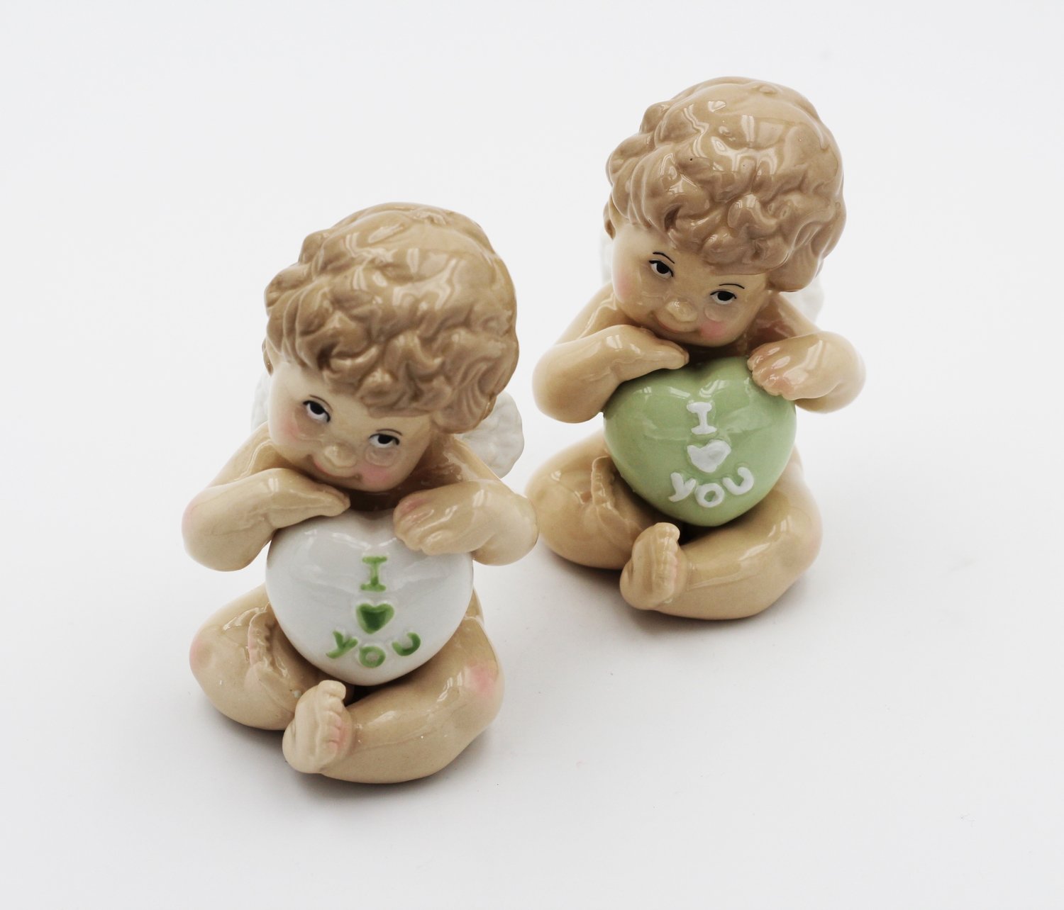 Bomboniera Ilary Queen angelo seduto con cuore Pz.2 - immagine 2