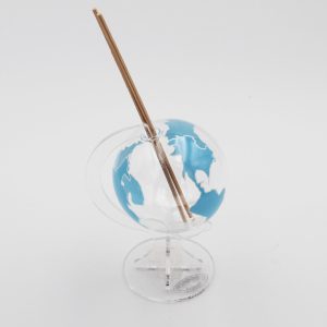 Bomboniera in vetro profumatore mappamondo celeste Pz.1