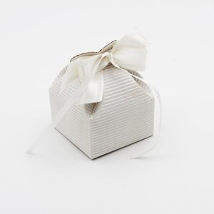 Scatolo fiore onda bianco confezioni da pz.10