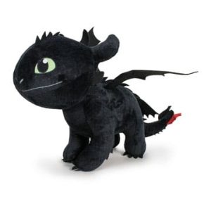 DRAGON TRAINER 3 TOOTHLESS 18CM. NERO