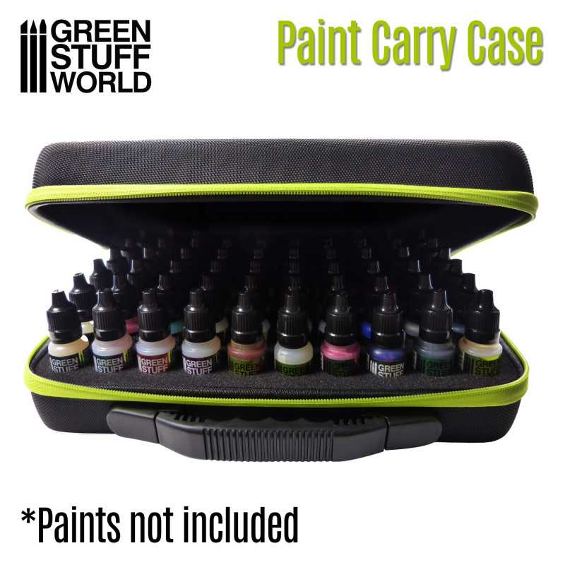 GSW – Case
with foam with 60 holes for paint pots (GREEN)