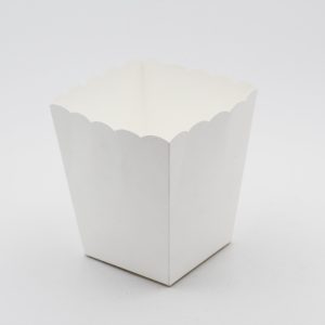 Scatolo vaso contenitore white confezioni da pz. 10