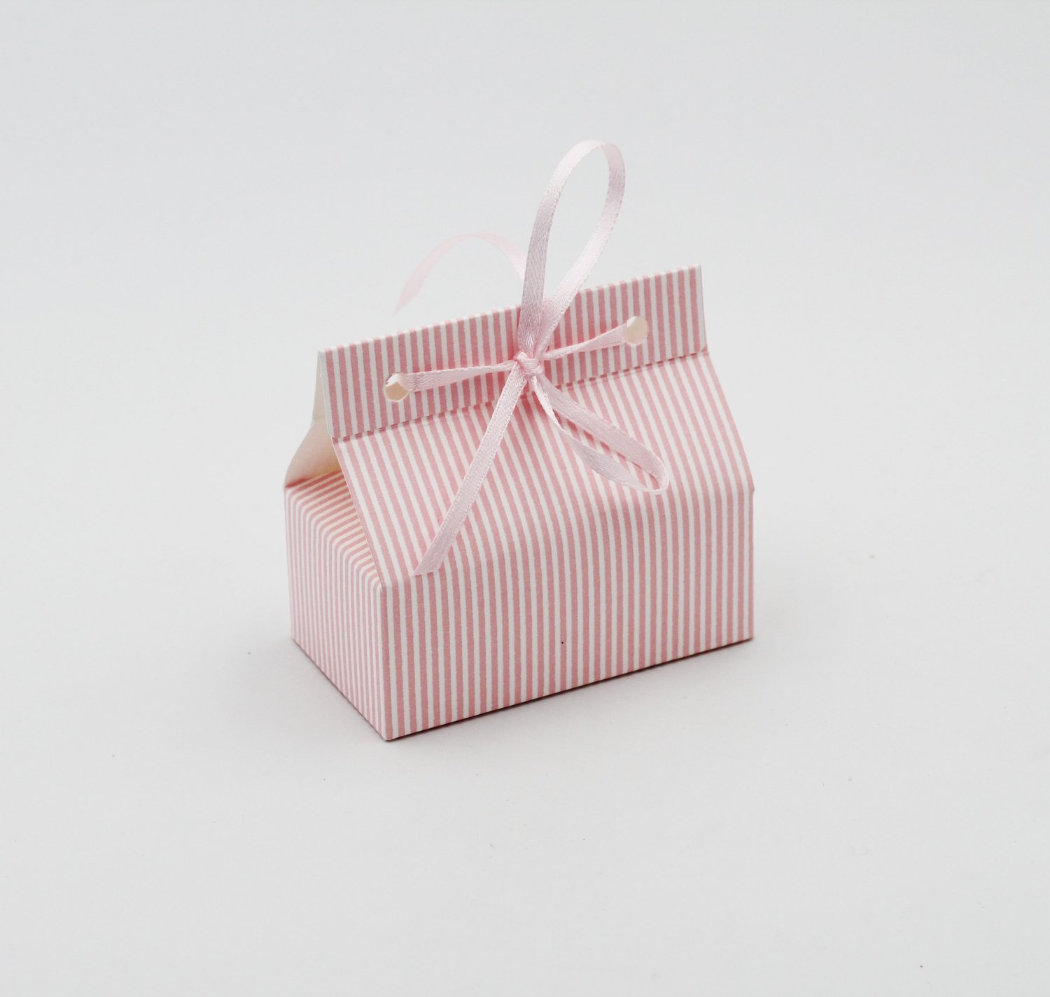 Scatolo chic millerighe rosa Pz.10 - immagine 2