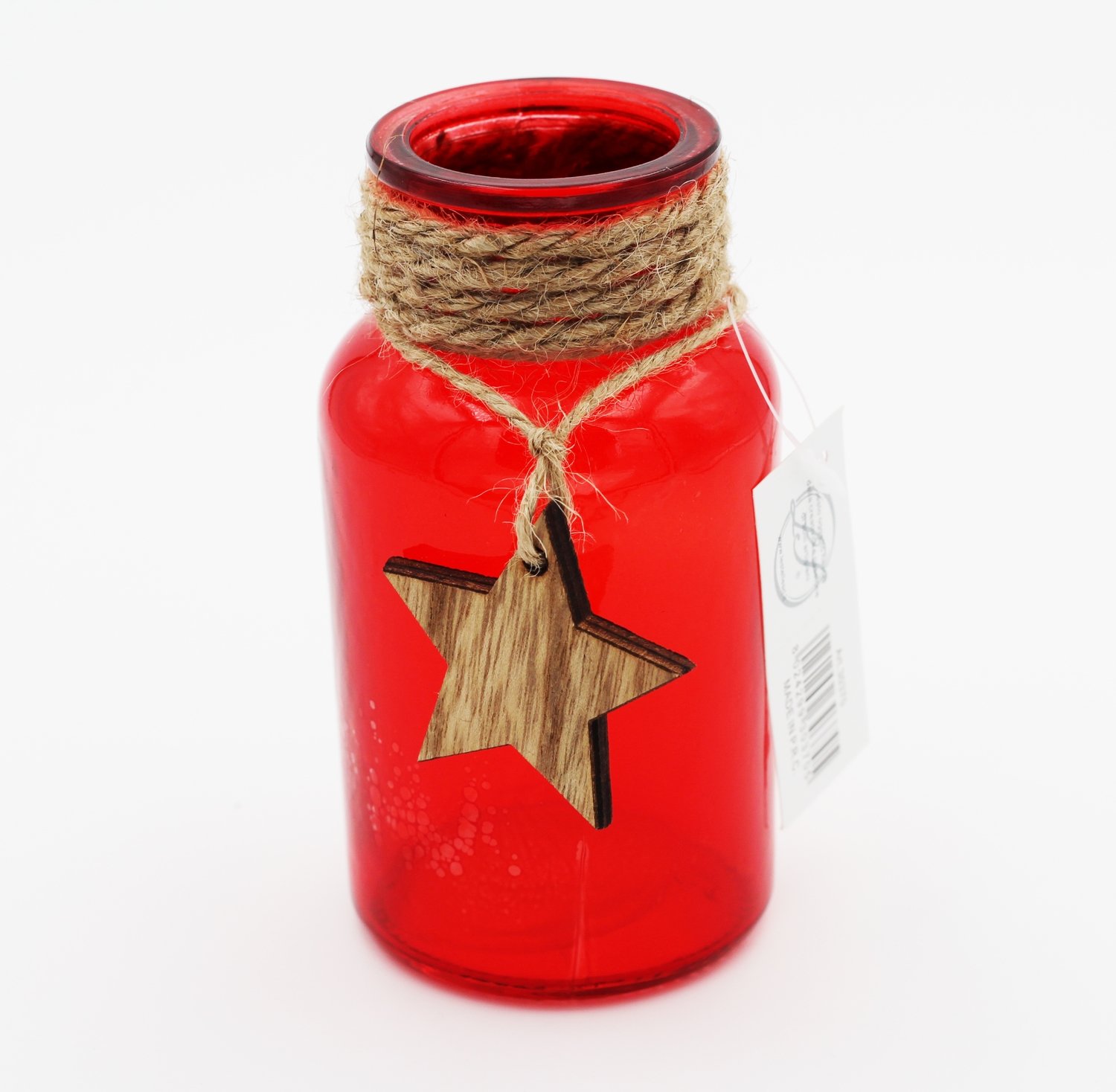 Bomboniera in vetro vasetto natale Pz. 1