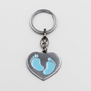 Portachiavi cuore piedini Pz.12