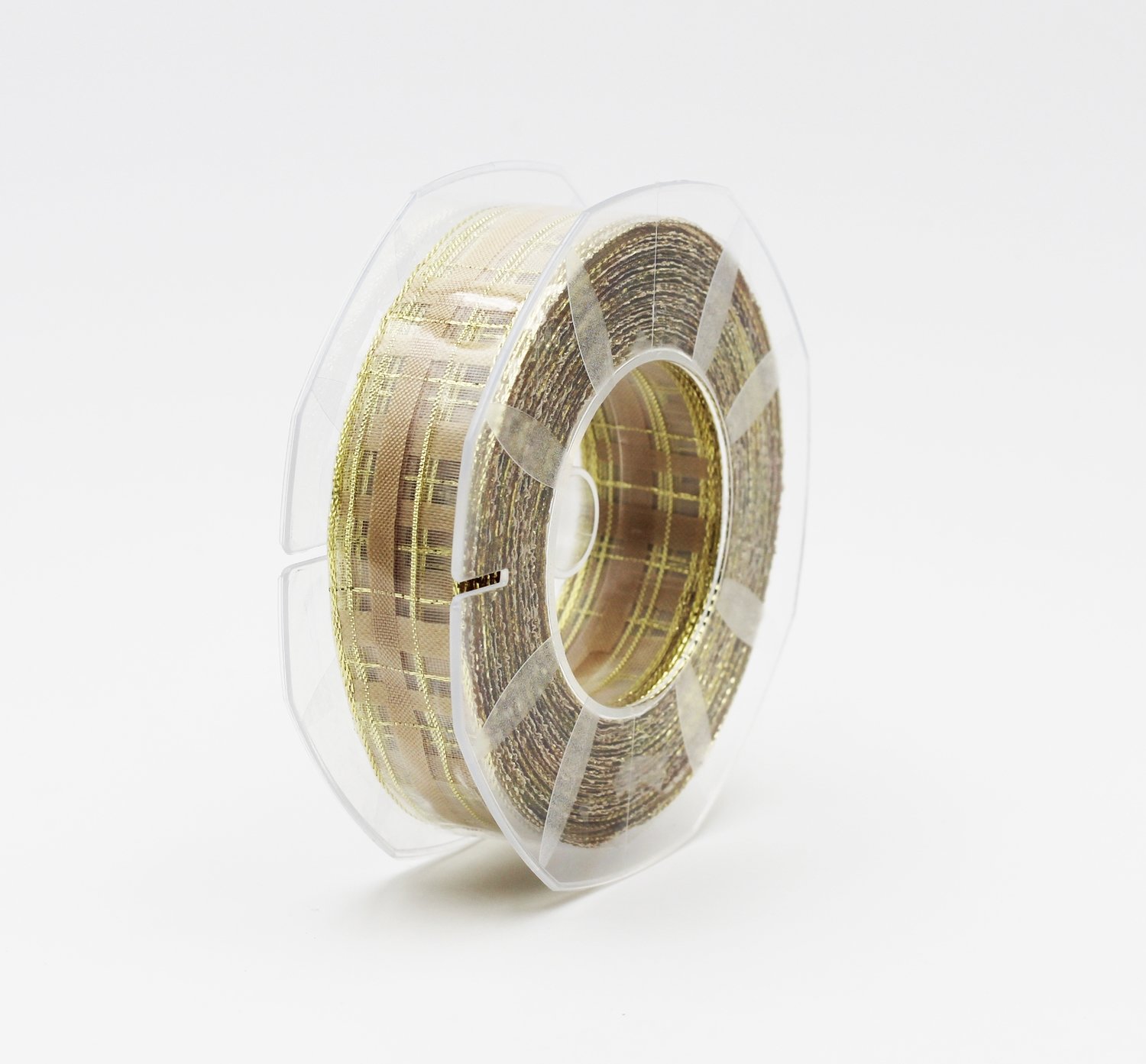 Nastro scozzese oro trasparente mm.25 Mt.25 - immagine 2