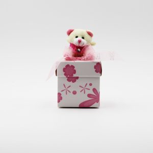 Scatola con carillon più orsetto Pz.1