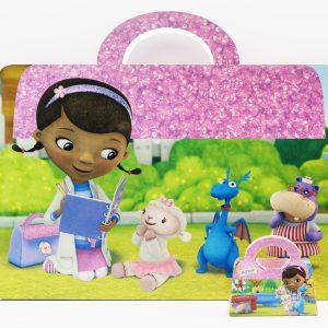 Bomboniera Walt disney borsa dottoressa peluche Pz. 32